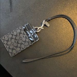 Coach ID lanyard